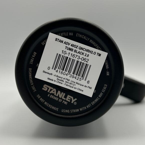 Stanley 40 Oz Stainless Steel Flowstate Quencher Tumbler Black - Brand New - Picture 3 of 5